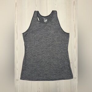 Old Navy Gray Fitted Sleeveless Tank Top